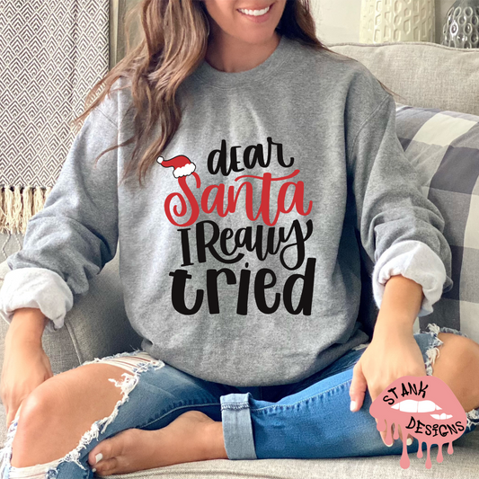 Dear Santa, I Really Tried